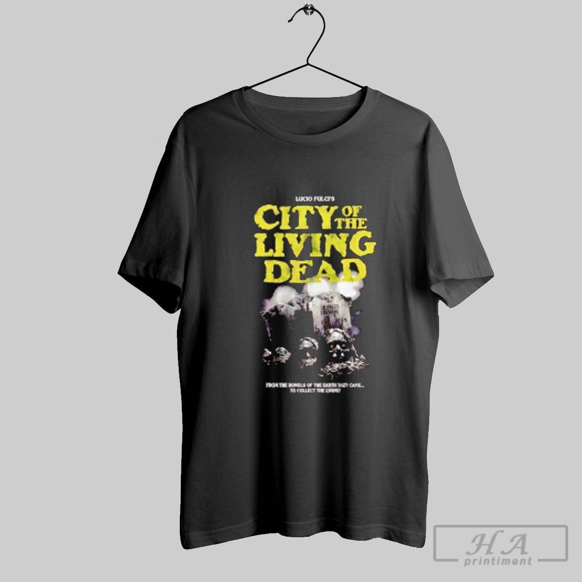 Official Lucio Fulcis City Of The Living Dead Classic - Adult & Kids T-Shirts, Sweatshirts & Hoodies apparel design preview 1