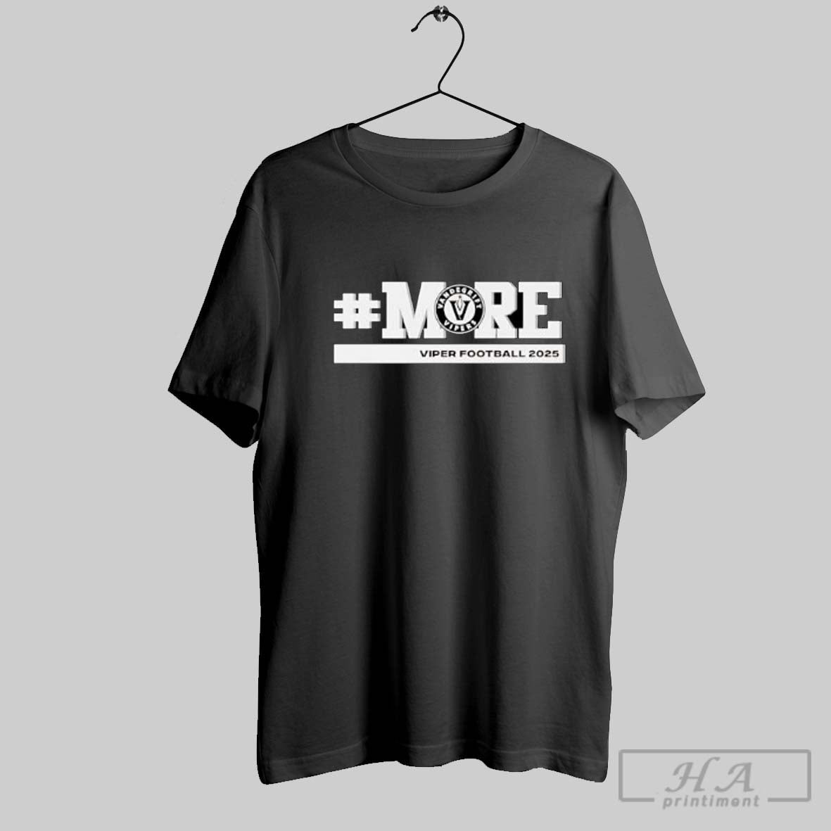 Official More Vandegrift Vipers Football 2025 Graphic - Adult & Kids T-Shirts, Sweatshirts & Hoodies apparel design preview 1