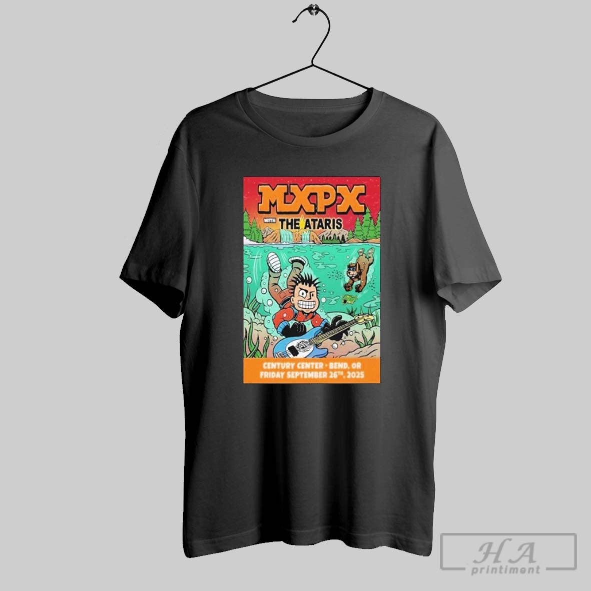 Official Mxpx Century Center In Bend Or 9 26 2025 - Adult & Kids T-Shirts, Sweatshirts & Hoodies apparel design preview 1