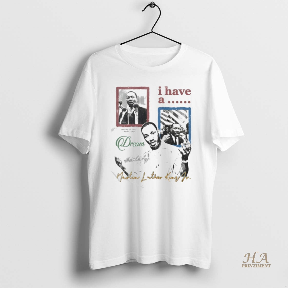 Official Martin Luther King Jr - Adult & Kids T-Shirts, Sweatshirts & Hoodies apparel design preview 1
