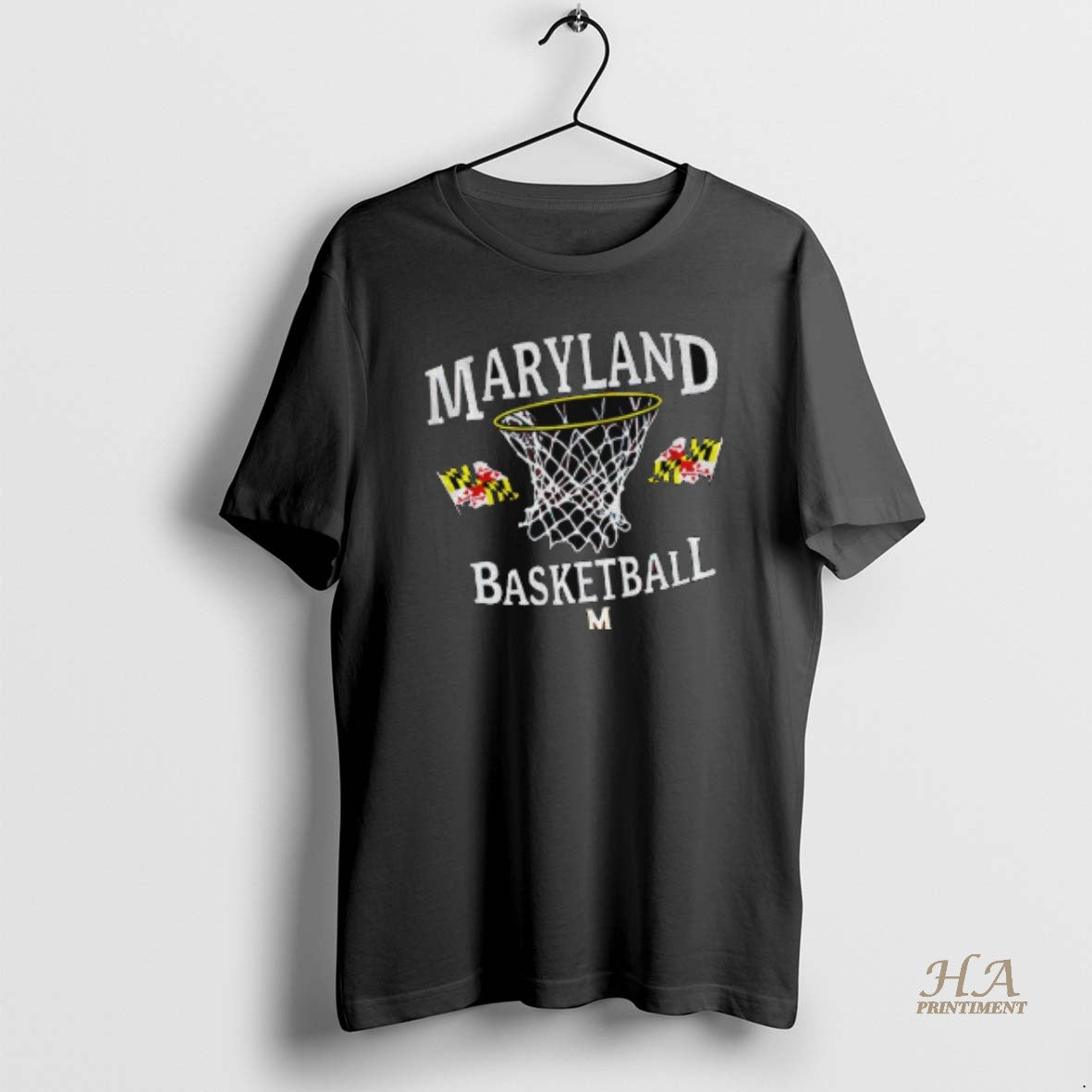 Official Maryland Terrapins Basketball Nba Logo - Adult & Kids T-Shirts, Sweatshirts & Hoodies apparel design preview 1