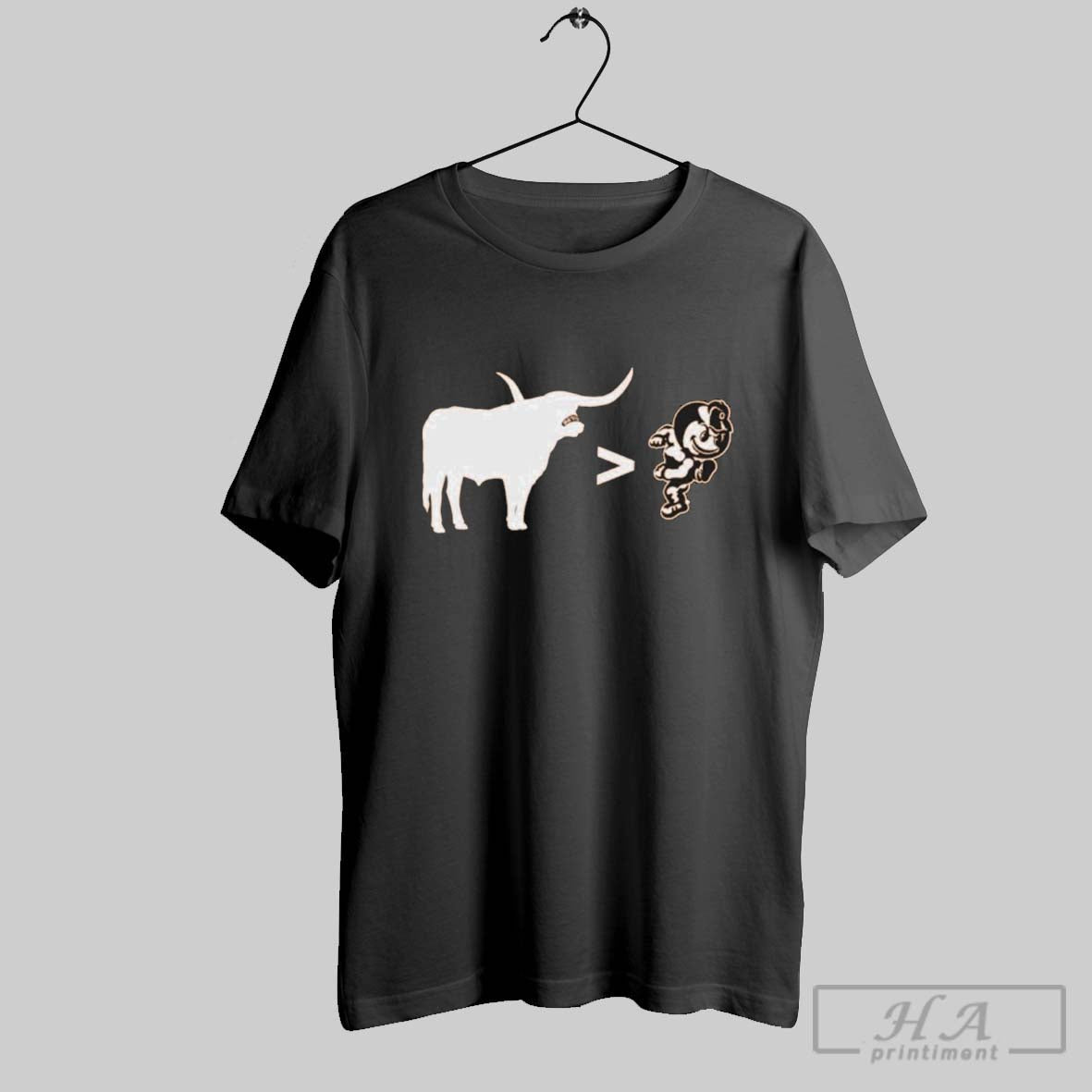 Official Mascot Bevo Greater Than Brutus Buckeye - Adult & Kids T-Shirts, Sweatshirts & Hoodies apparel design preview 1
