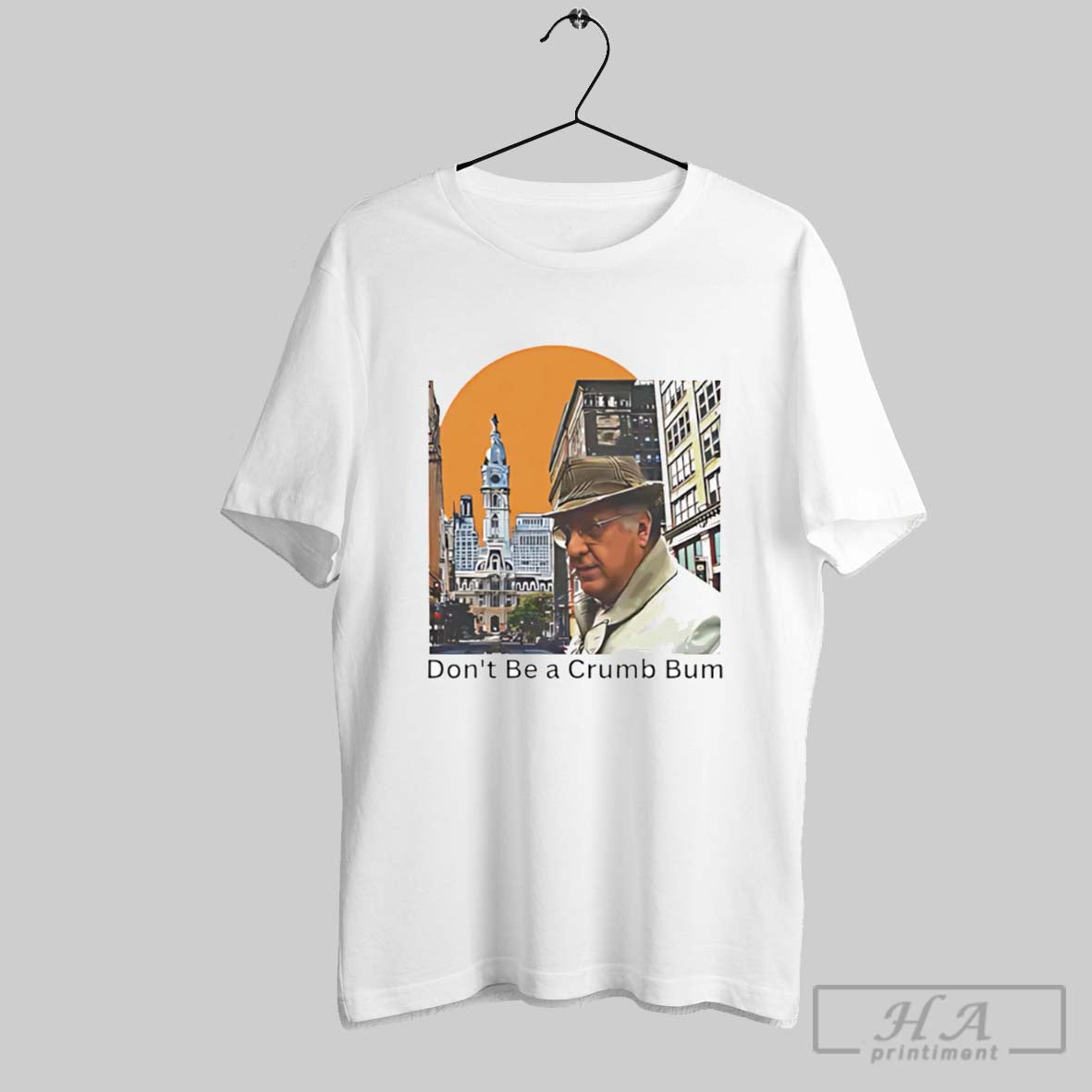 Official Mayor Frank Rizzo Dont Be A Crumb Bum - Adult & Kids T-Shirts, Sweatshirts & Hoodies apparel design preview 1