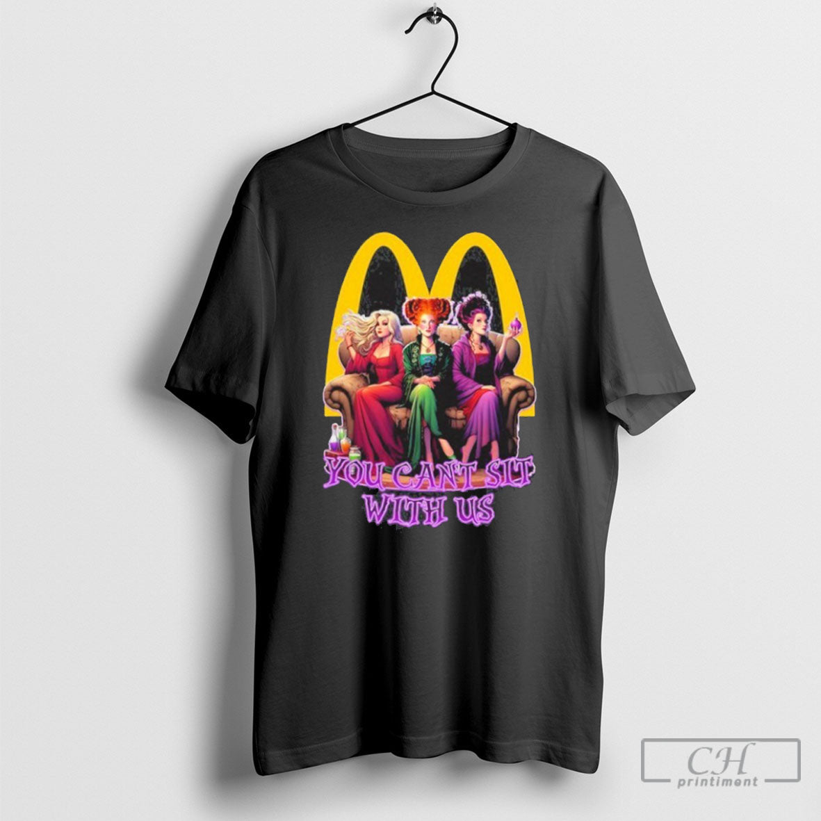 Official Mcdonalds Hocus Pocus You Cant Sit With Us - Adult & Kids T-Shirts, Sweatshirts & Hoodies apparel design preview 1