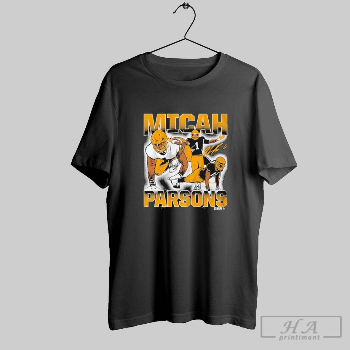 Official Micah Parsons Masterpiece - Adult & Kids T-Shirts, Sweatshirts & Hoodies apparel design preview 1