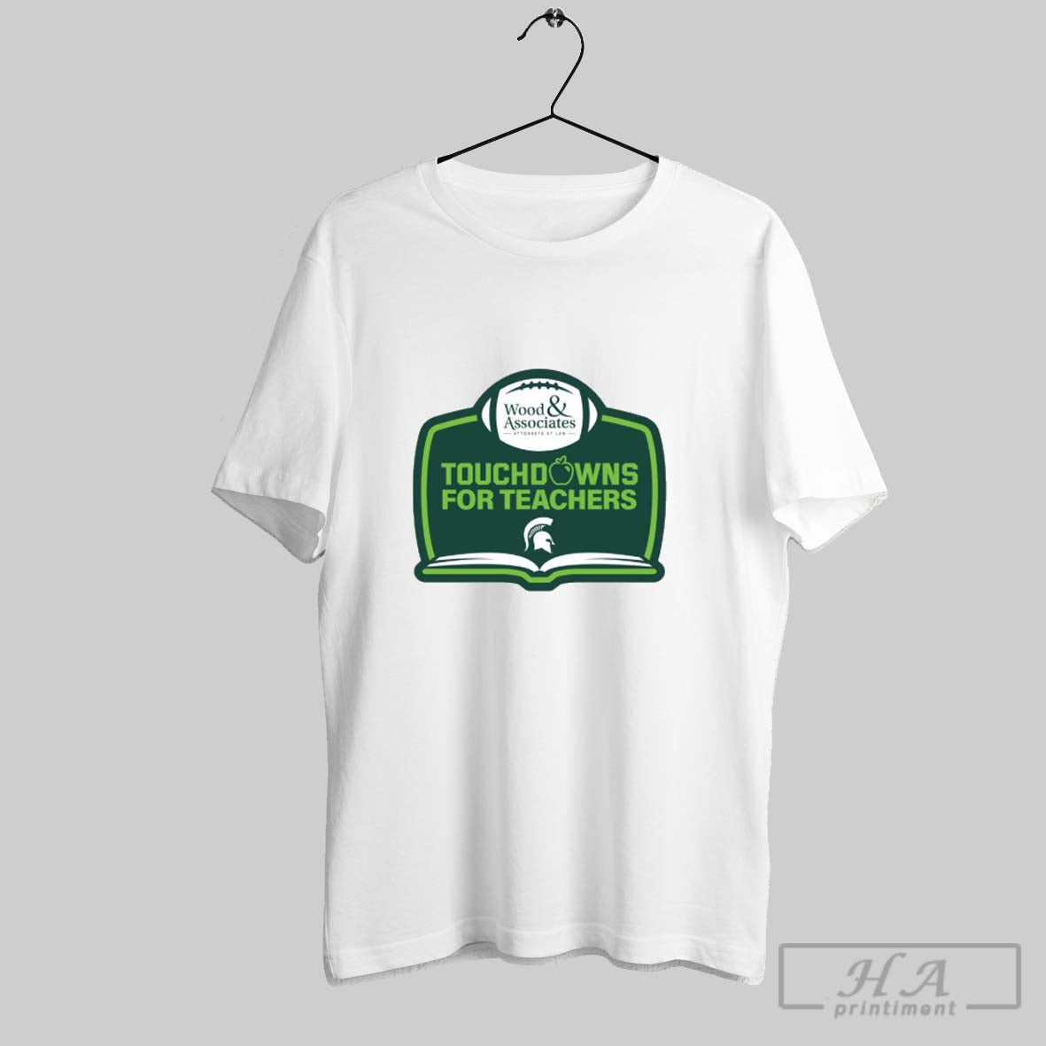 Official Michigan State Spartans Football Touchdowns - Adult & Kids T-Shirts, Sweatshirts & Hoodies apparel design preview 1