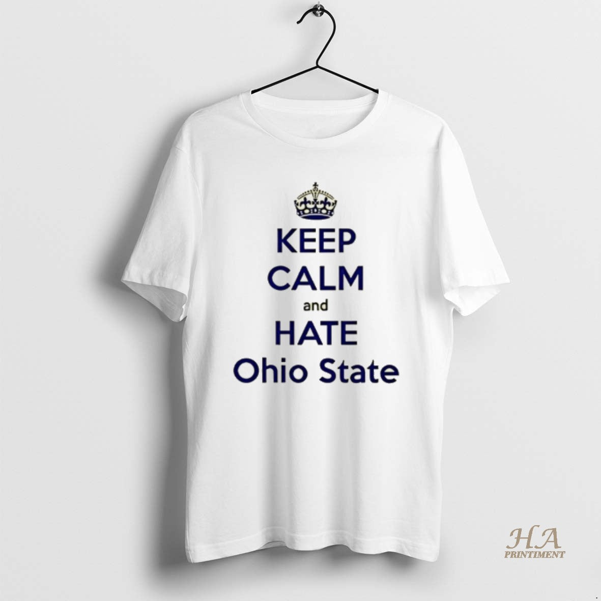 Official Michigan Wolverines Keep Calm And Hate Ohio - Adult & Kids T-Shirts, Sweatshirts & Hoodies apparel design preview 1