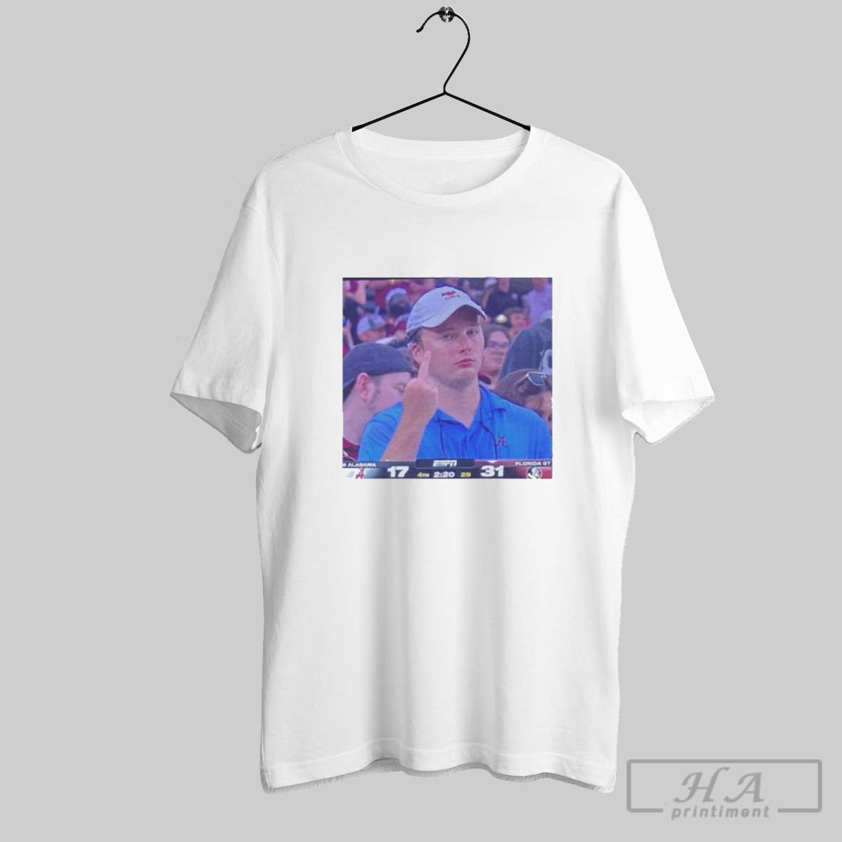 Official Middle Finger Angry Bama Fan - Adult & Kids T-Shirts, Sweatshirts & Hoodies apparel design preview 1