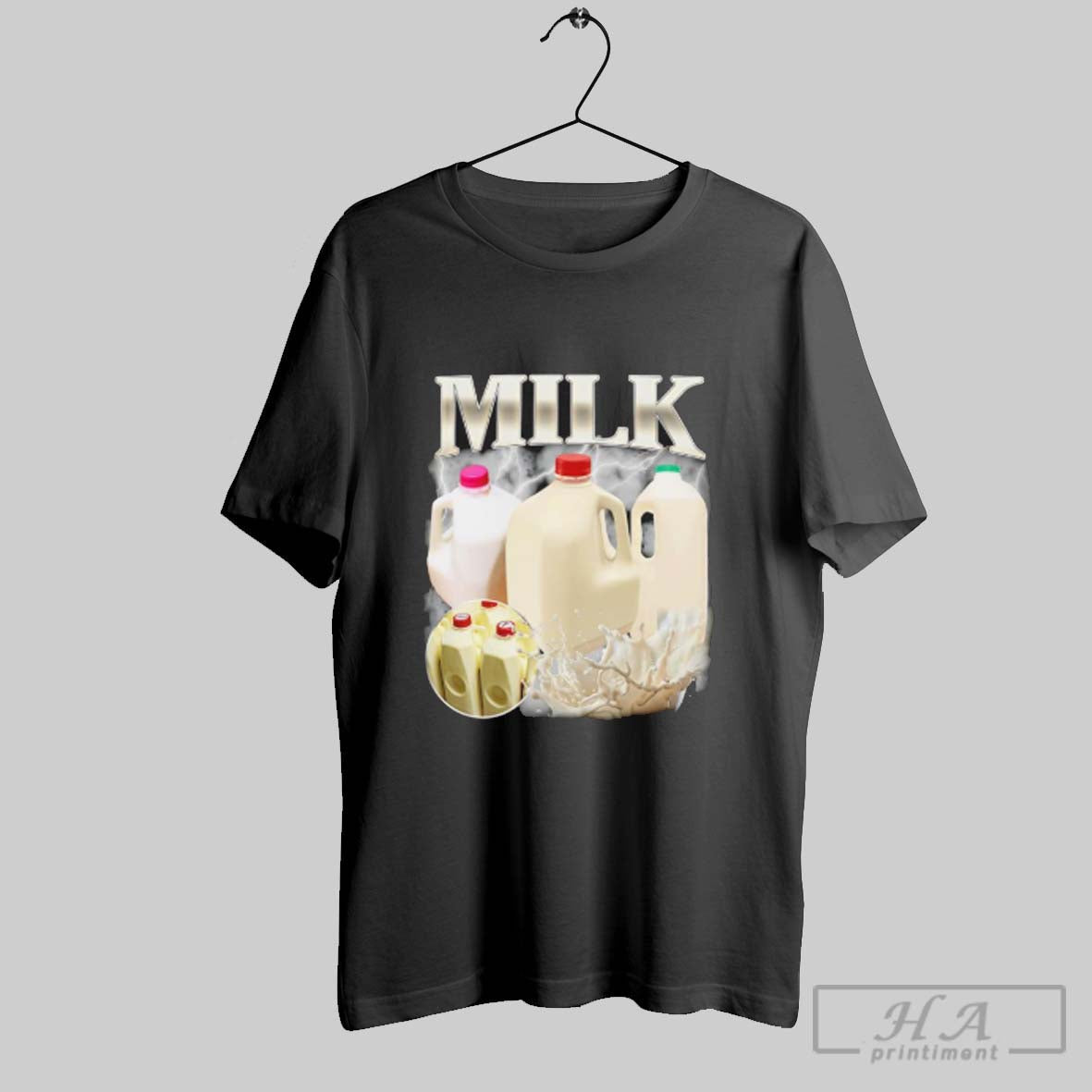 Official Milk Vintage Rap Lighting - Adult & Kids T-Shirts, Sweatshirts & Hoodies apparel design preview 1
