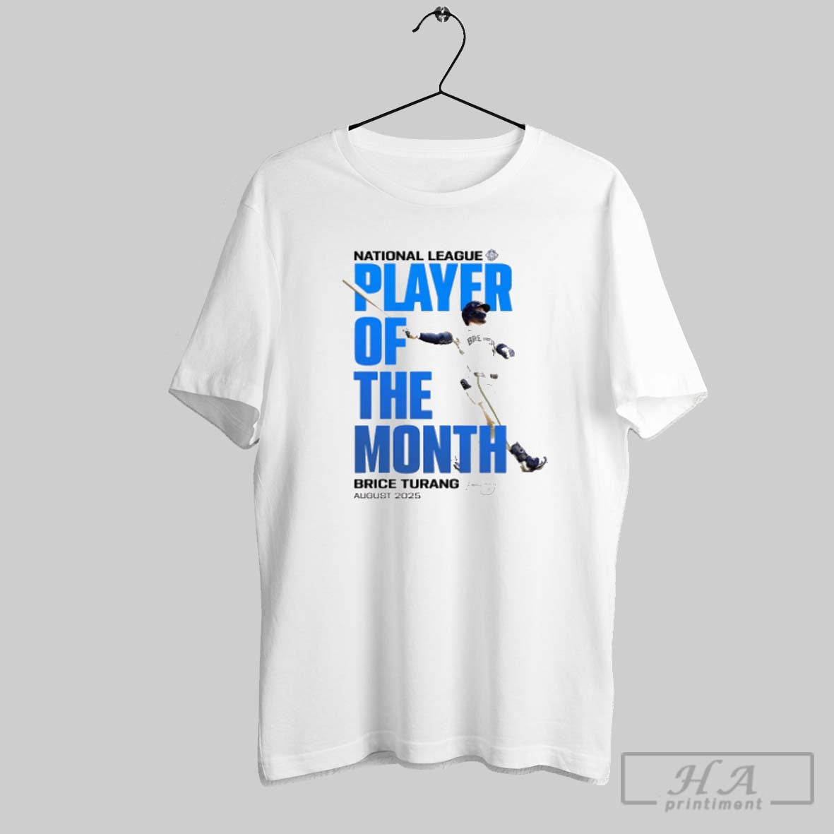 Official Milwaukee Brewers Brice Turang National - Adult & Kids T-Shirts, Sweatshirts & Hoodies apparel design preview 1