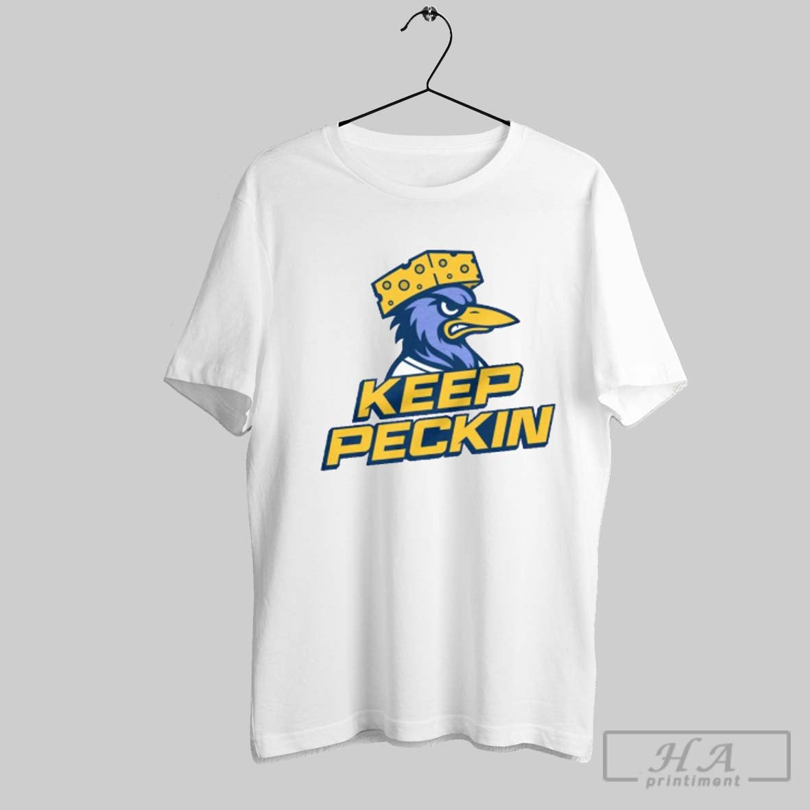 Official Milwaukee Brewers Cheese Keep Peckin T - Adult & Kids T-Shirts, Sweatshirts & Hoodies apparel design preview 1