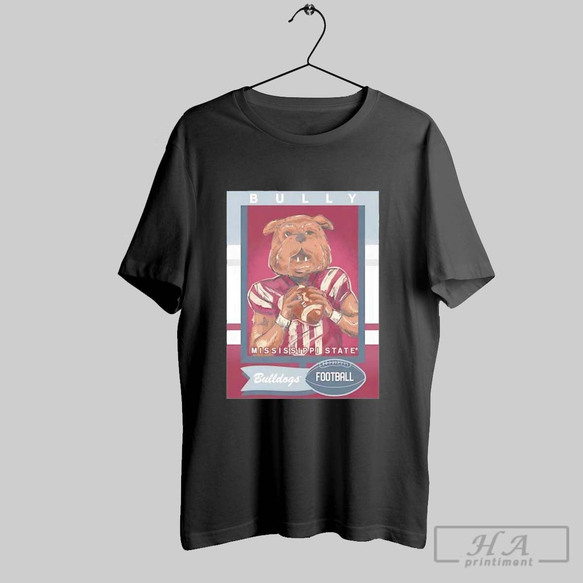 Official Mississippi State Bulldogs 2025 Mascot Card - Adult & Kids T-Shirts, Sweatshirts & Hoodies apparel design preview 1