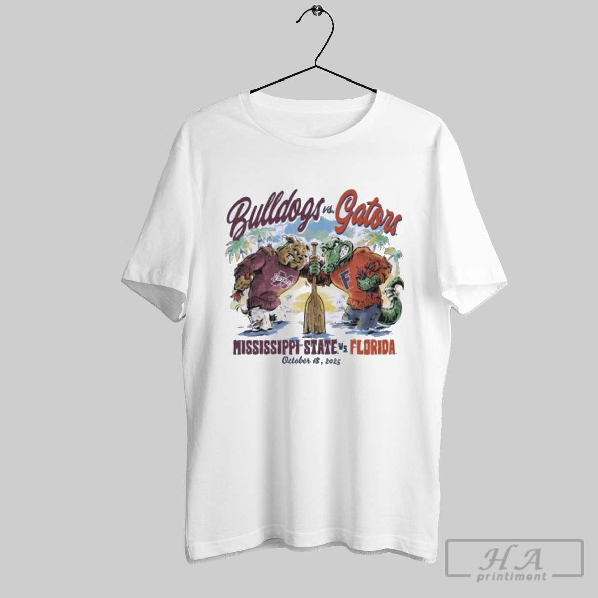 Official Mississippi State Bulldogs Vs Florida Gators - Adult & Kids T-Shirts, Sweatshirts & Hoodies apparel design preview 1