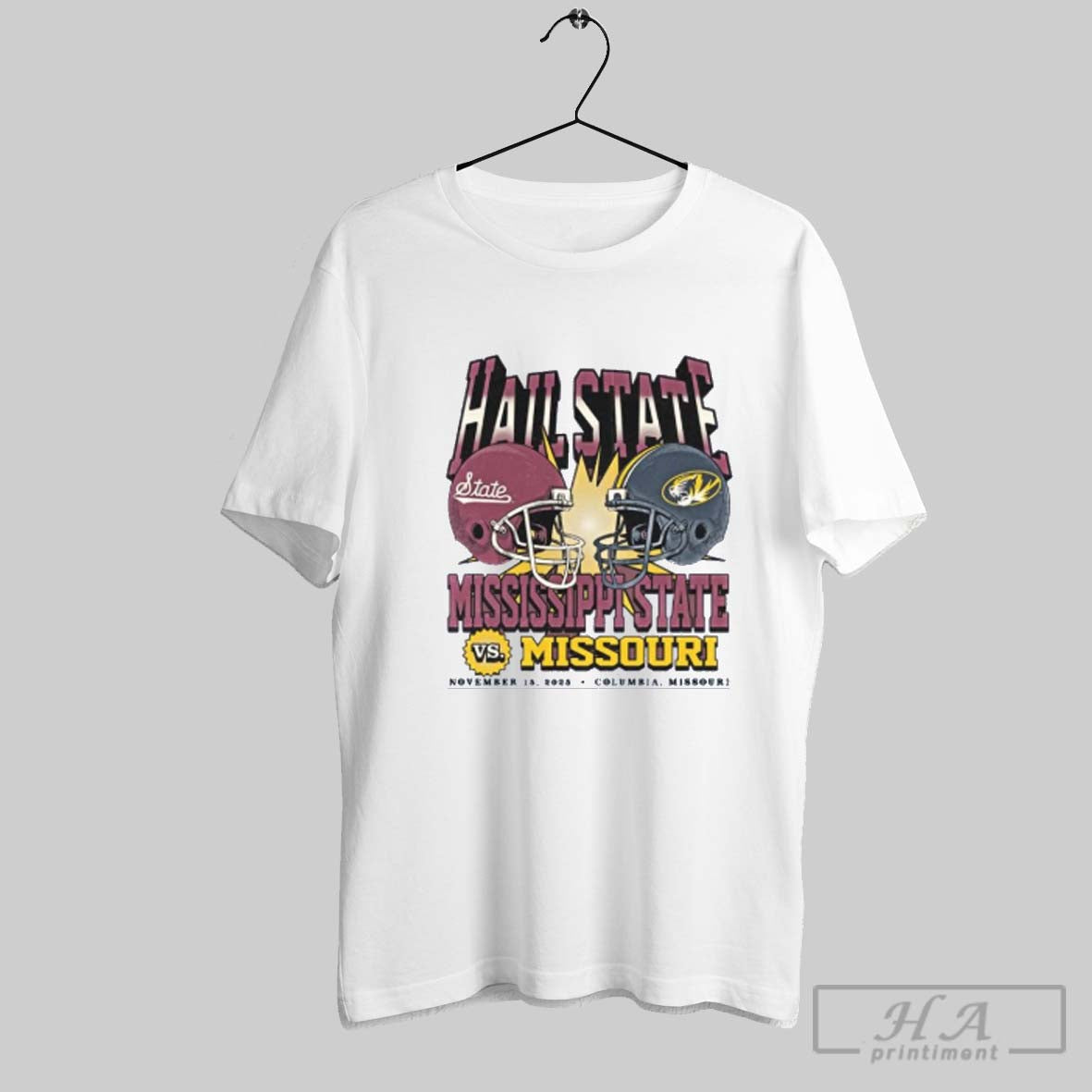 Official Missouri Tigers Vs Mississippi State - Adult & Kids T-Shirts, Sweatshirts & Hoodies apparel design preview 1