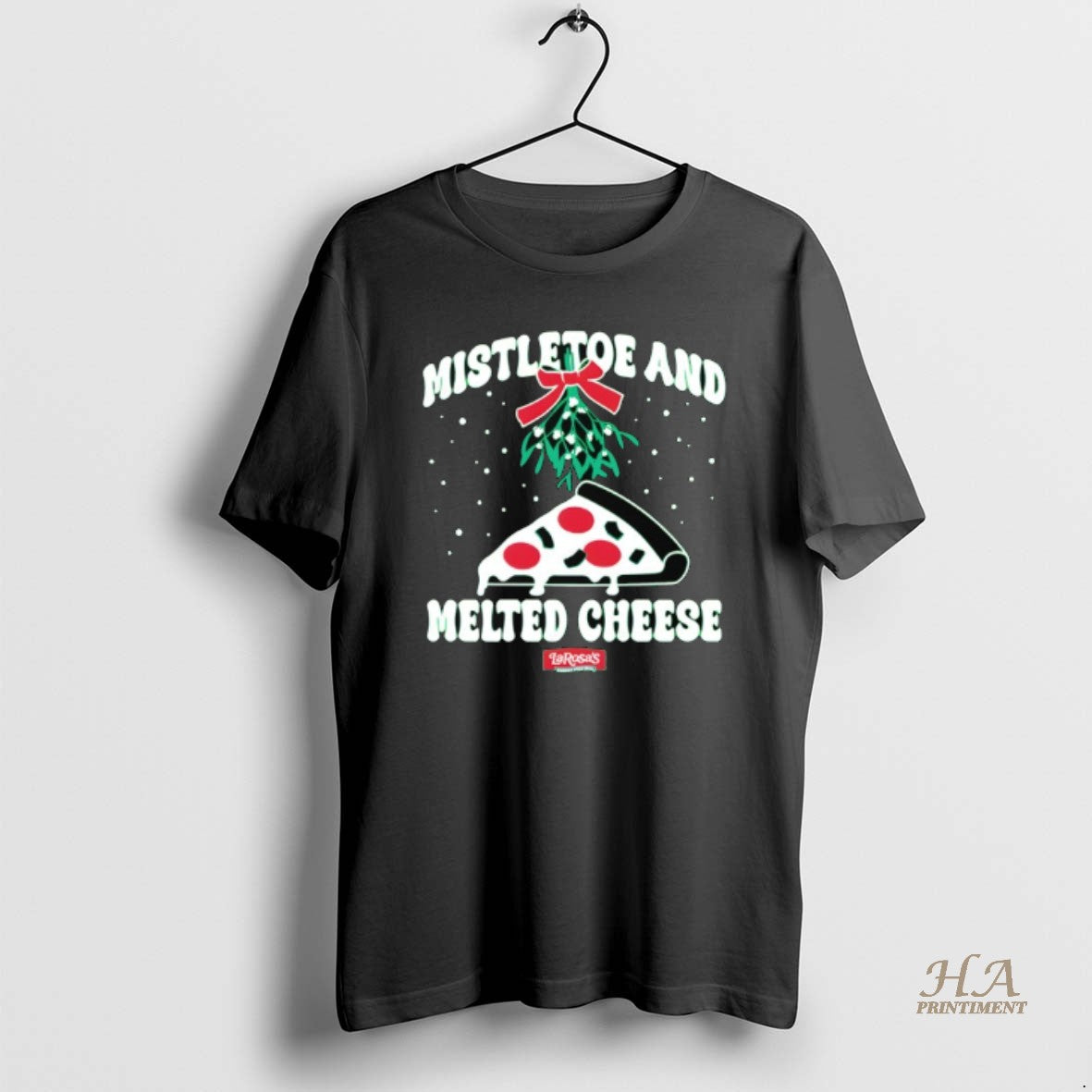 Official Mistletoe And Melted Cheese Christmas - Adult & Kids T-Shirts, Sweatshirts & Hoodies apparel design preview 1