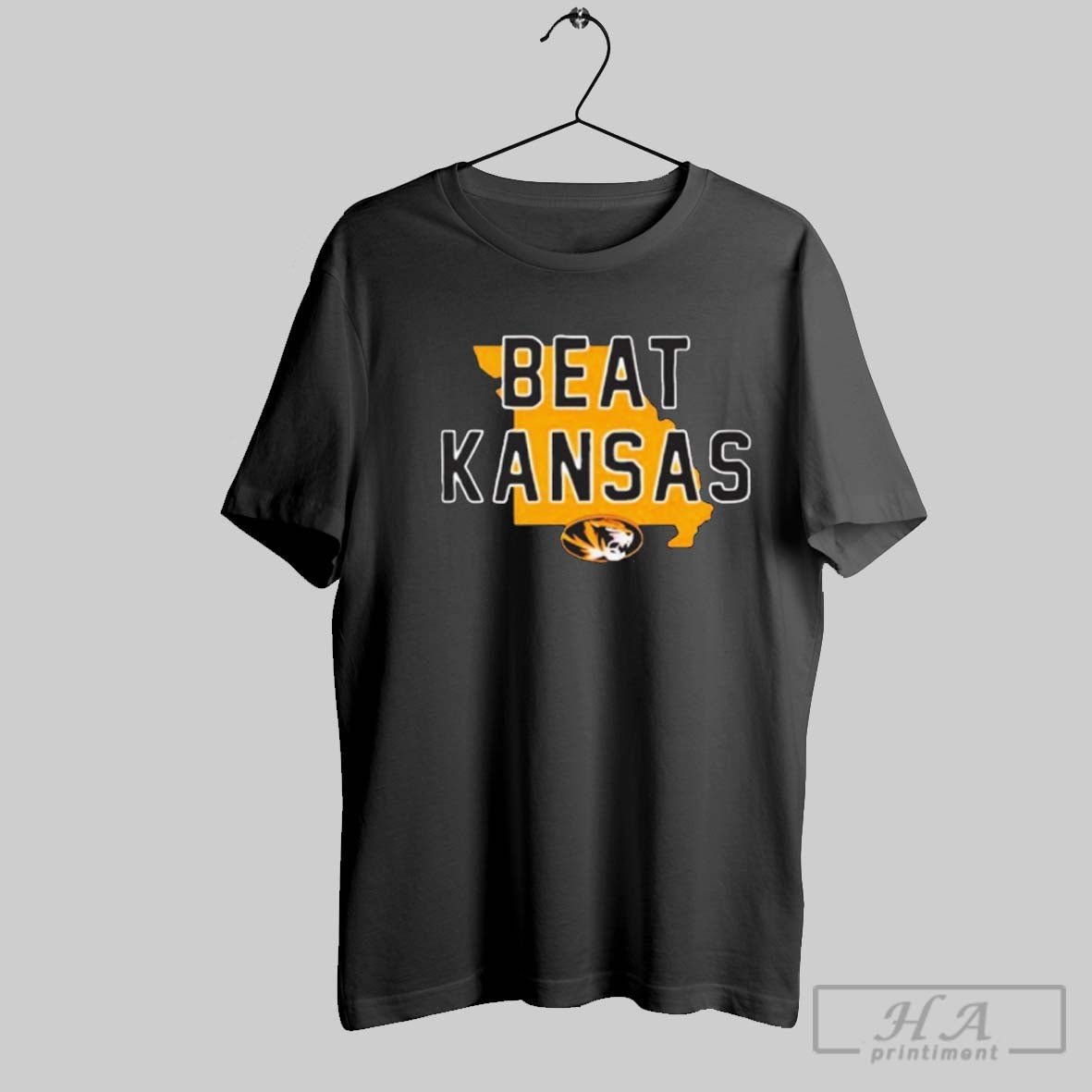 Official Mizzou Beat Kansas - Adult & Kids T-Shirts, Sweatshirts & Hoodies apparel design preview 1