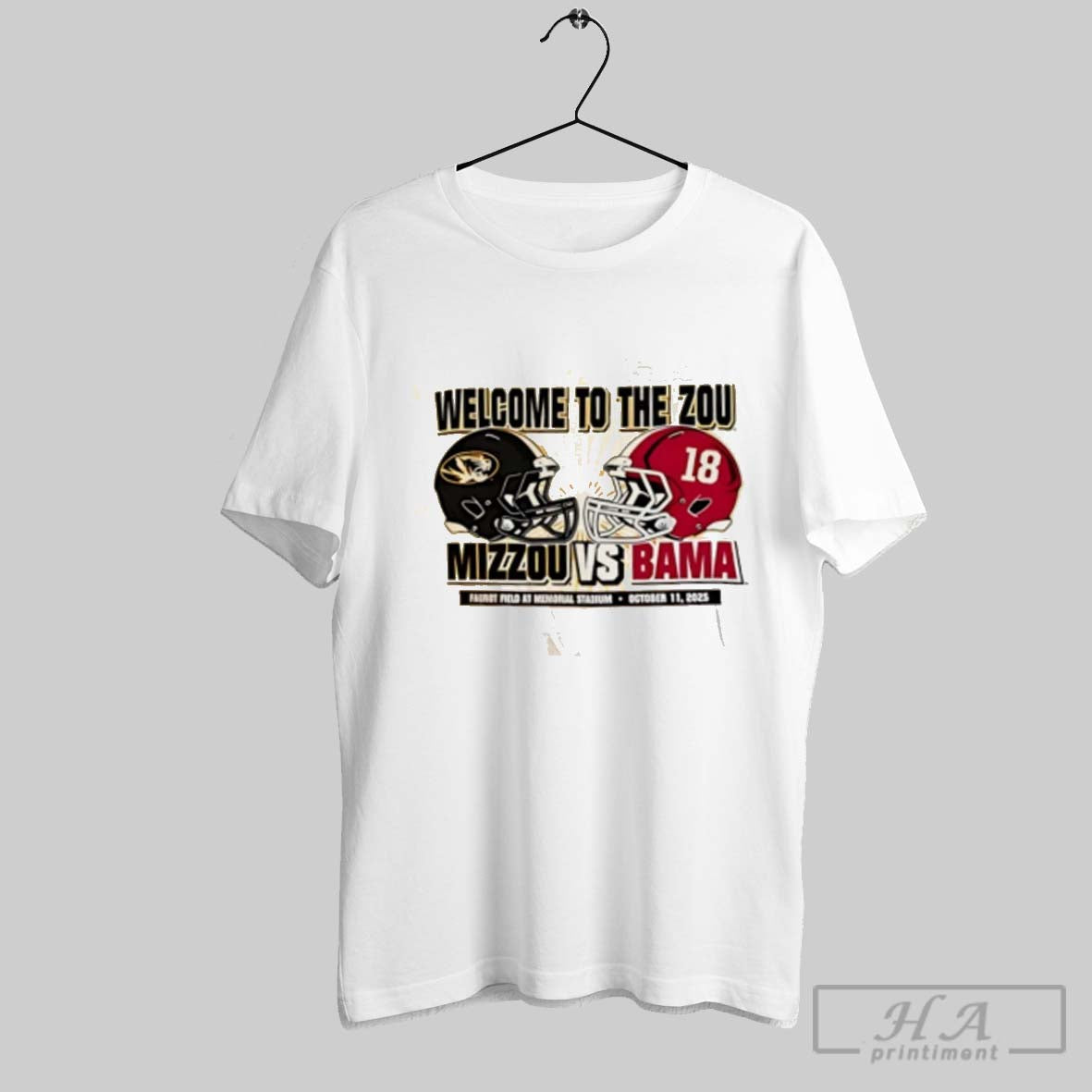 Official Mizzou Tigers Vs Alabama Game Day Welcome To - Adult & Kids T-Shirts, Sweatshirts & Hoodies apparel design preview 1
