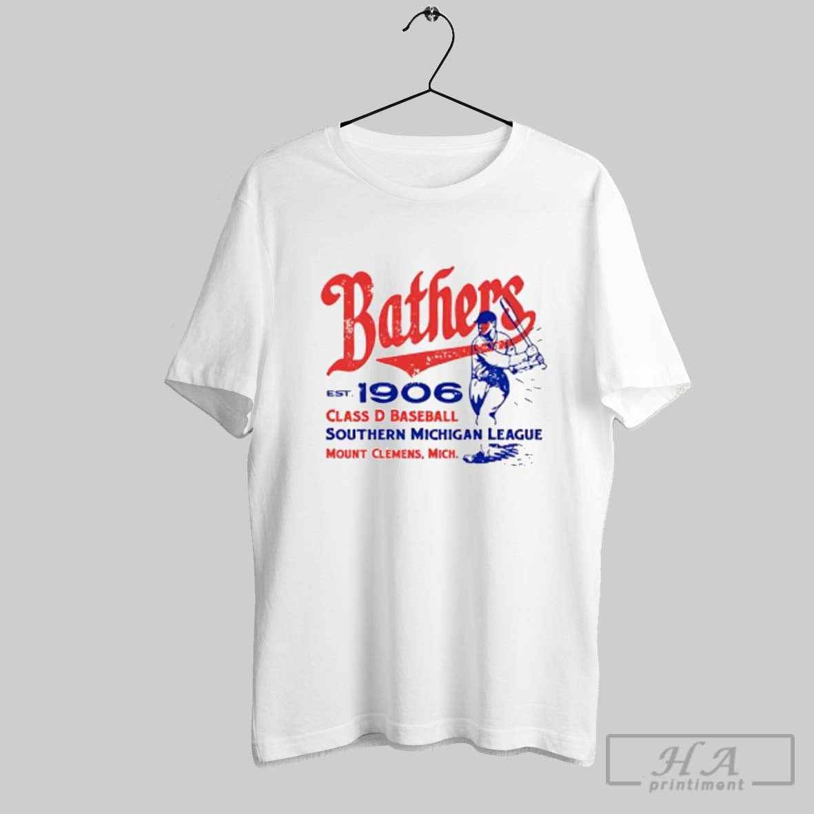 Official Mount Clemens Bathers Michigan - Adult & Kids T-Shirts, Sweatshirts & Hoodies apparel design preview 1