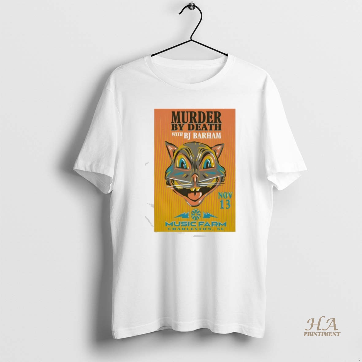Official Murder By Death Nov 13 2025 Music Farm - Adult & Kids T-Shirts, Sweatshirts & Hoodies apparel design preview 1