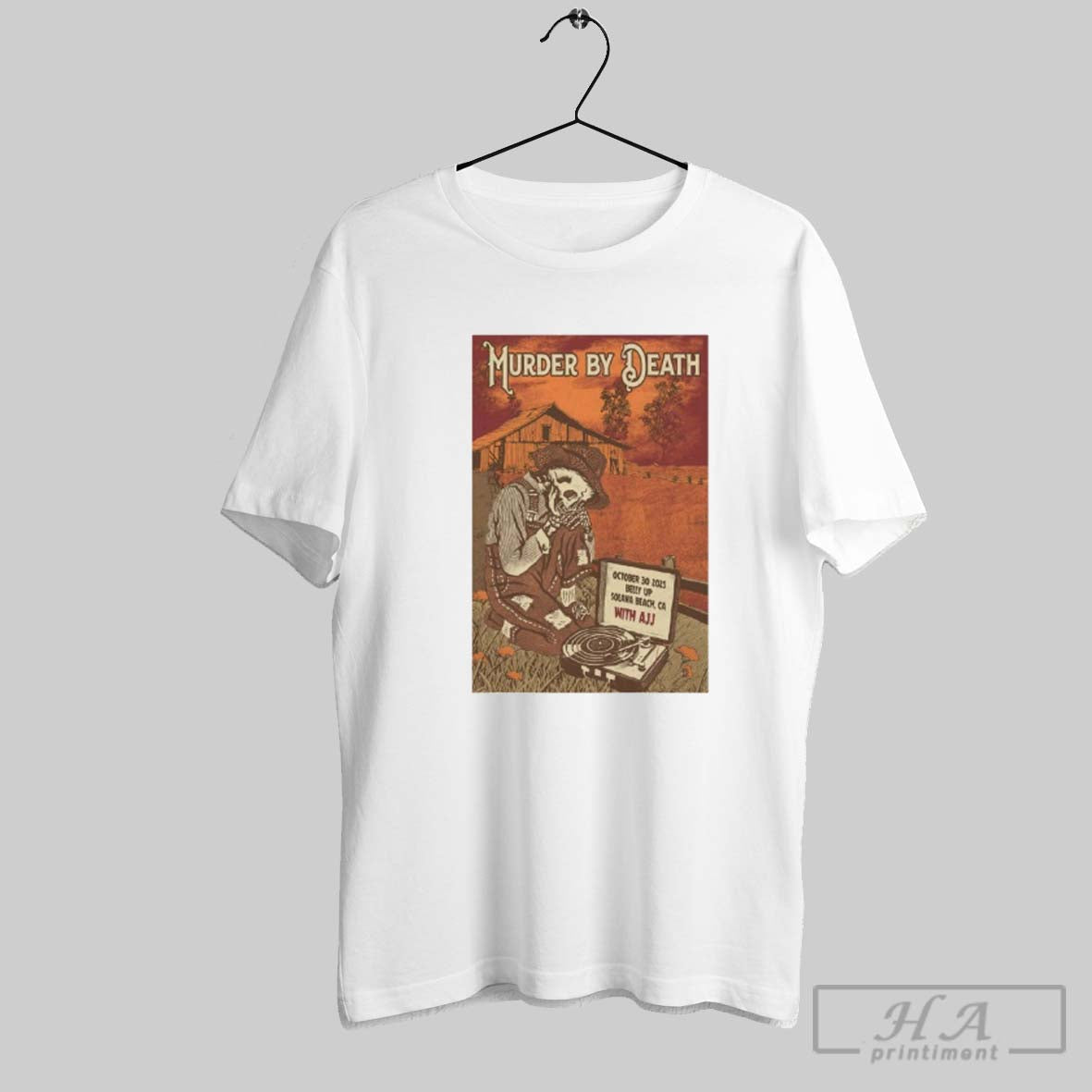 Official Murder By Death Solana Beach Ca Tour 2025 - Adult & Kids T-Shirts, Sweatshirts & Hoodies apparel design preview 1