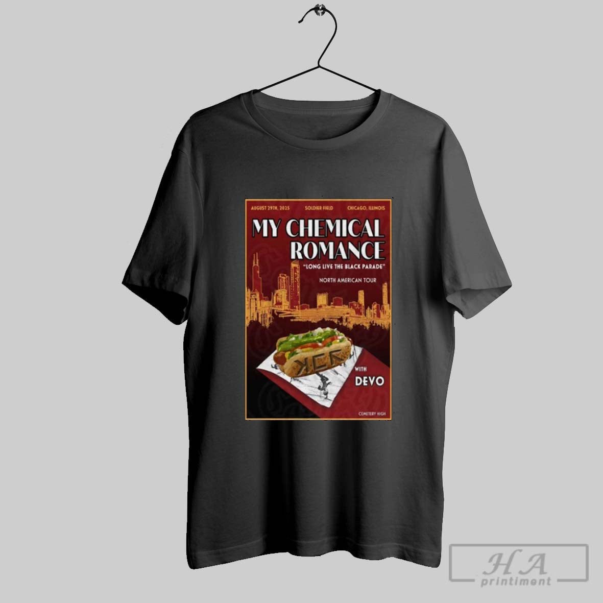 Official My Chemical Romance August 29 2025 Concert - Adult & Kids T-Shirts, Sweatshirts & Hoodies apparel design preview 1