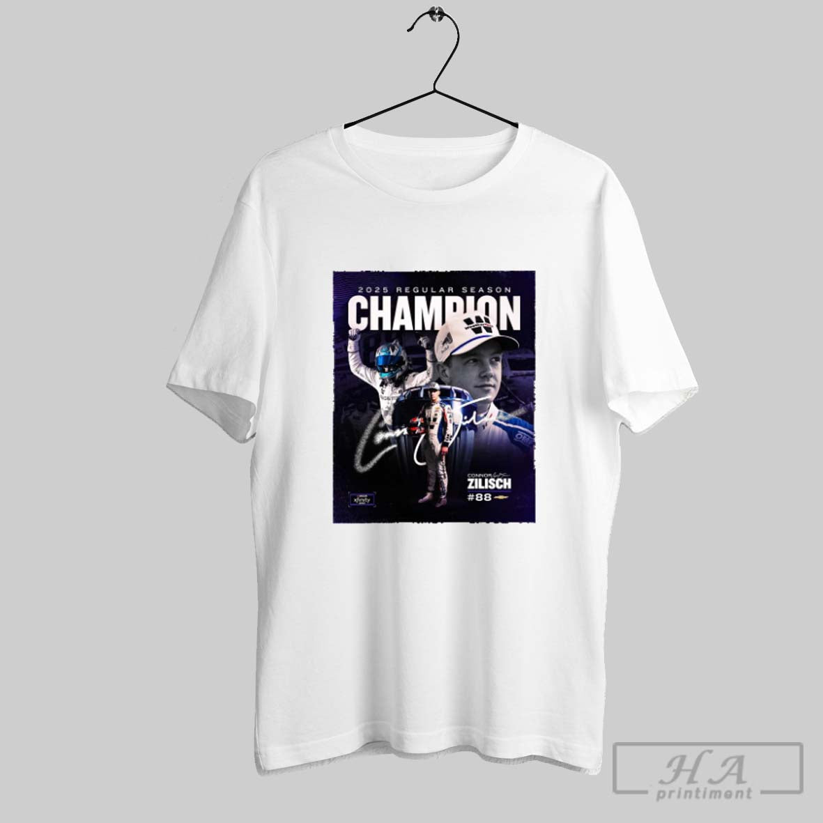 Official Nascar Xfinity 2025 Regular Season Champion - Adult & Kids T-Shirts, Sweatshirts & Hoodies apparel design preview 1