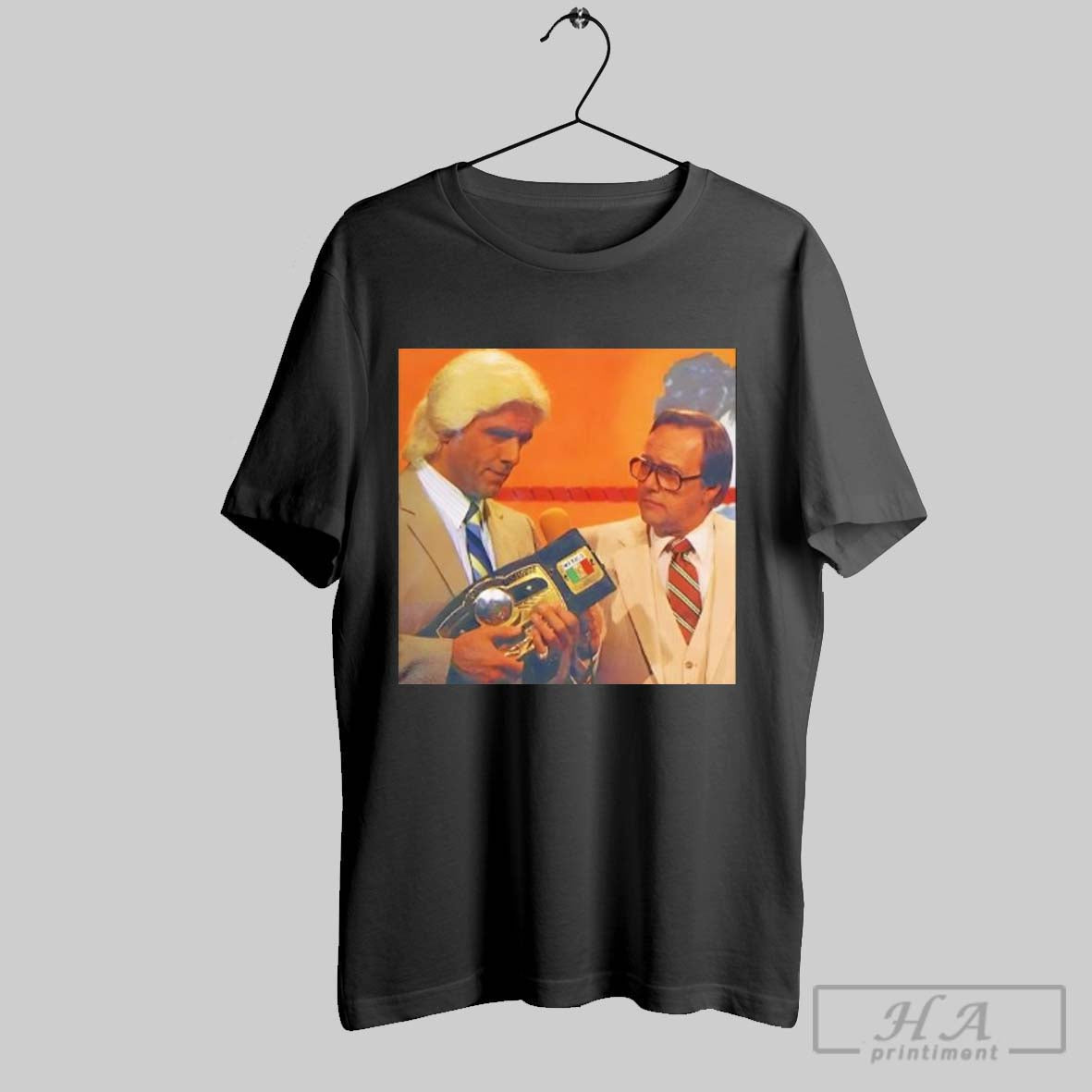 Official Nature Boy And Gordon Solie Good Old Days Of - Adult & Kids T-Shirts, Sweatshirts & Hoodies apparel design preview 1