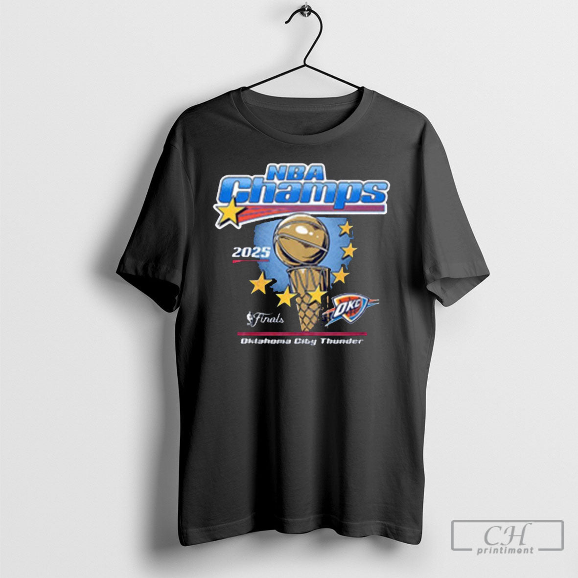 Official Nba Champions 2025 Oklahoma City Thunder - Adult & Kids T-Shirts, Sweatshirts & Hoodies apparel design preview 1