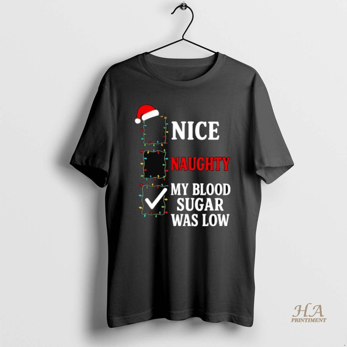 Official Nice Naughty My Blood Sugar Was Low - Adult & Kids T-Shirts, Sweatshirts & Hoodies apparel design preview 1