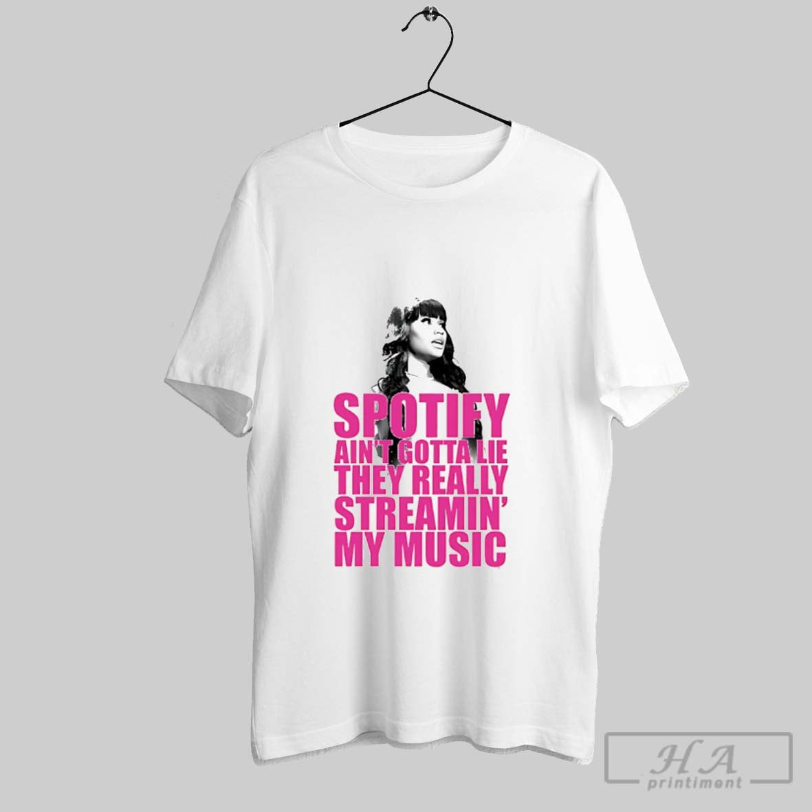 Official Nicki Minaj Spotify Aint Gotta Lie They - Adult & Kids T-Shirts, Sweatshirts & Hoodies apparel design preview 1