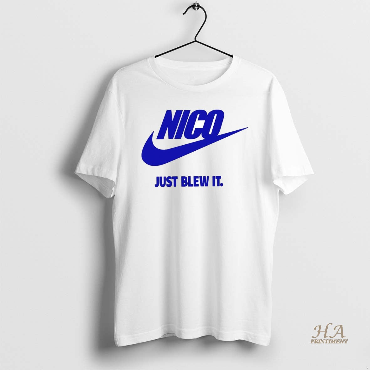 Official Nico Harrison Just Blew It - Adult & Kids T-Shirts, Sweatshirts & Hoodies apparel design preview 1