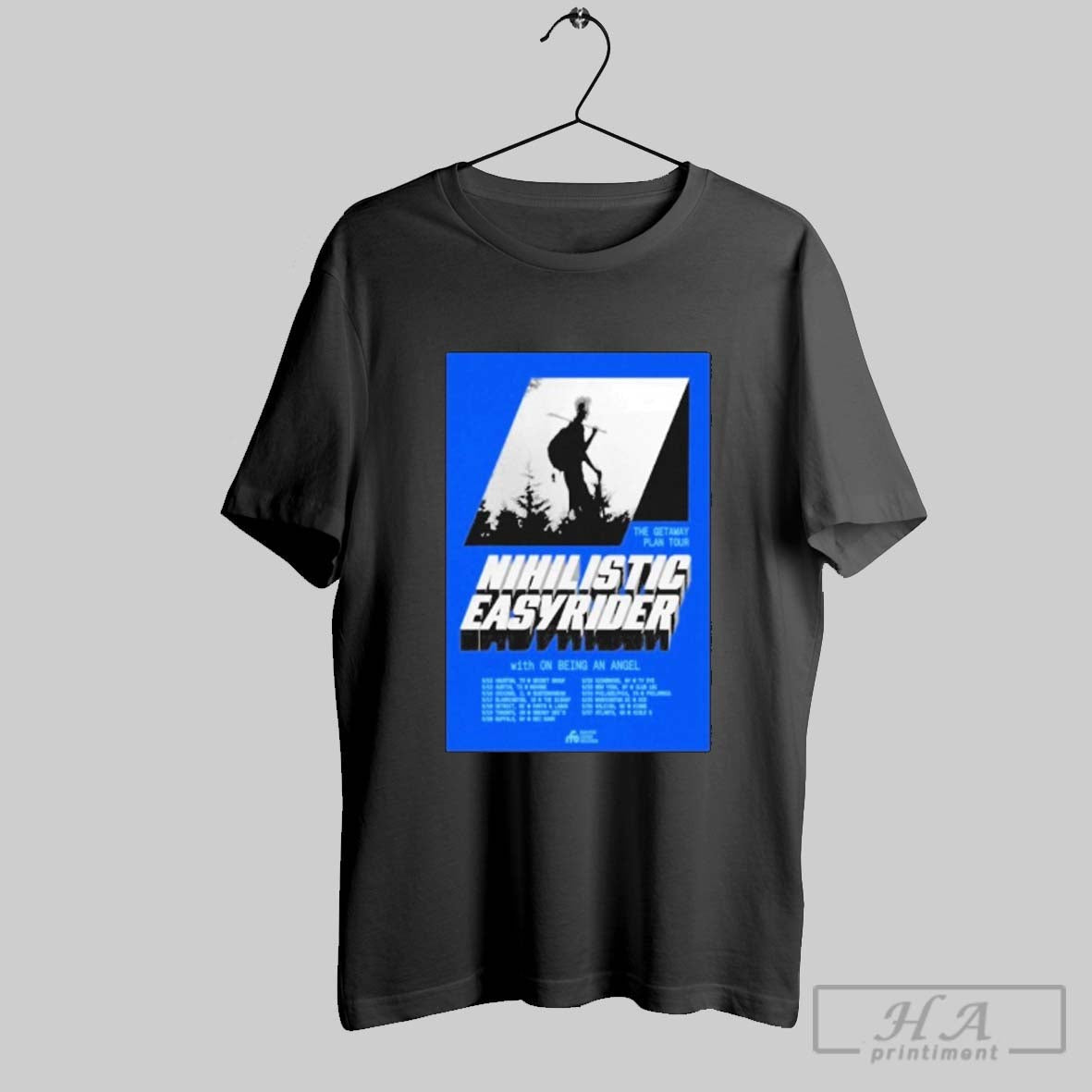 Official Nihilistic Easyrider The Getaway Plan Tour - Adult & Kids T-Shirts, Sweatshirts & Hoodies apparel design preview 1