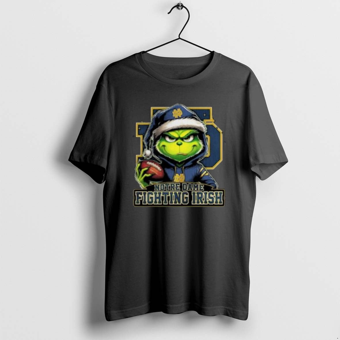 Official Notre Dame Fighting Irish 2025 Grinch Merry - Adult & Kids T-Shirts, Sweatshirts & Hoodies apparel design preview 1
