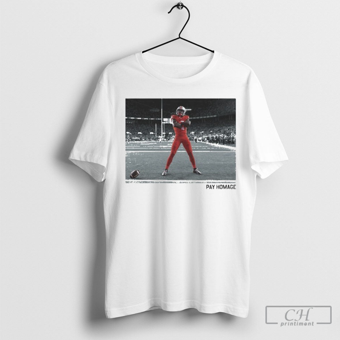 Official Osu Jeremiah Smith Pay Homage Sweater - Adult & Kids T-Shirts, Sweatshirts & Hoodies apparel design preview 1