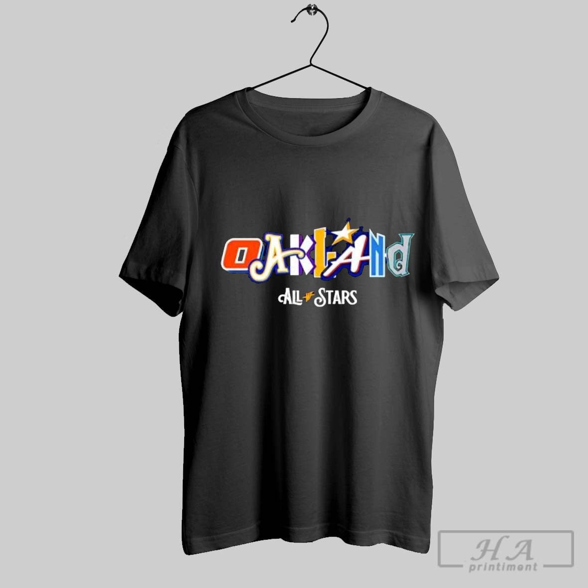 Official Oakland All Stars Design Logo Team Players - Adult & Kids T-Shirts, Sweatshirts & Hoodies apparel design preview 1