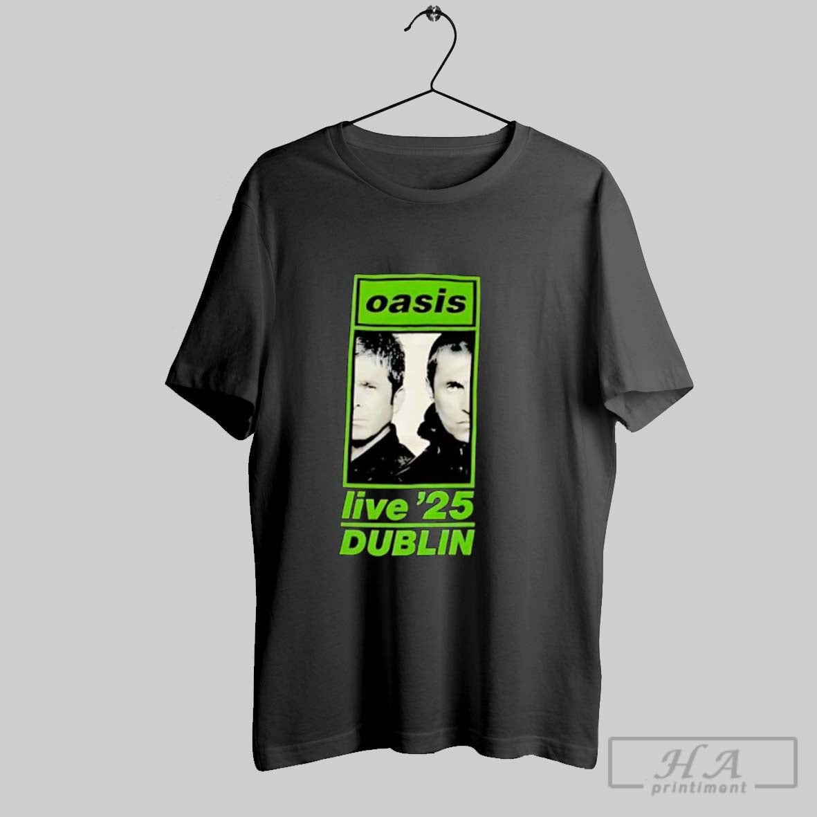 Official Oasis Live 25 Dublin Liam And Noel Gallagher - Adult & Kids T-Shirts, Sweatshirts & Hoodies apparel design preview 1