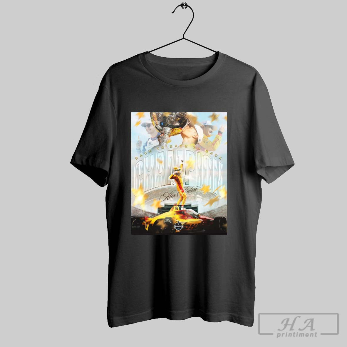 Official Alex Palou Back To Champion Ntt Indycar - Adult & Kids T-Shirts, Sweatshirts & Hoodies apparel design preview 1