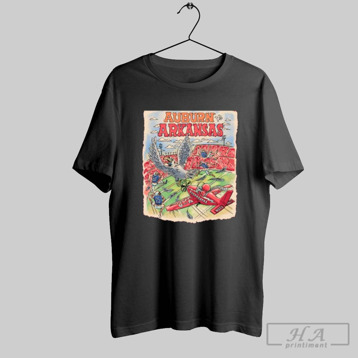 Official Arkansas Vs Auburn Game Day 2025 - Adult & Kids T-Shirts, Sweatshirts & Hoodies apparel design preview 1