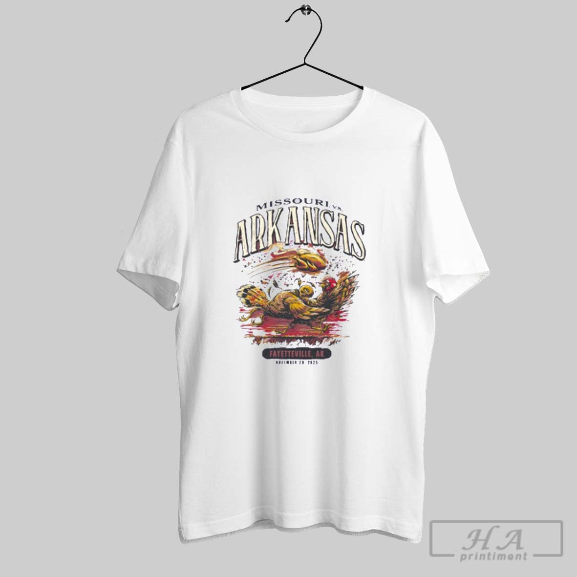 Official Arkansas Vs Missouri Game Day 2025 November - Adult & Kids T-Shirts, Sweatshirts & Hoodies apparel design preview 1