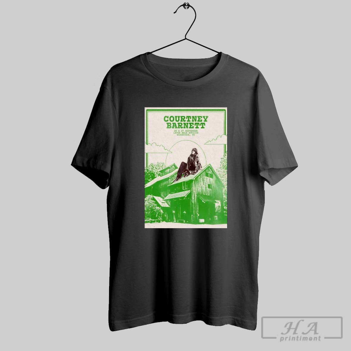Official Courtney Barnett September 26 27 2025 Levon - Adult & Kids T-Shirts, Sweatshirts & Hoodies apparel design preview 1