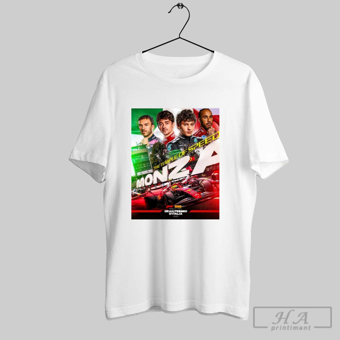 Official Formula 1 Pirelli Gran Premio Ditalia 2025 - Adult & Kids T-Shirts, Sweatshirts & Hoodies apparel design preview 1