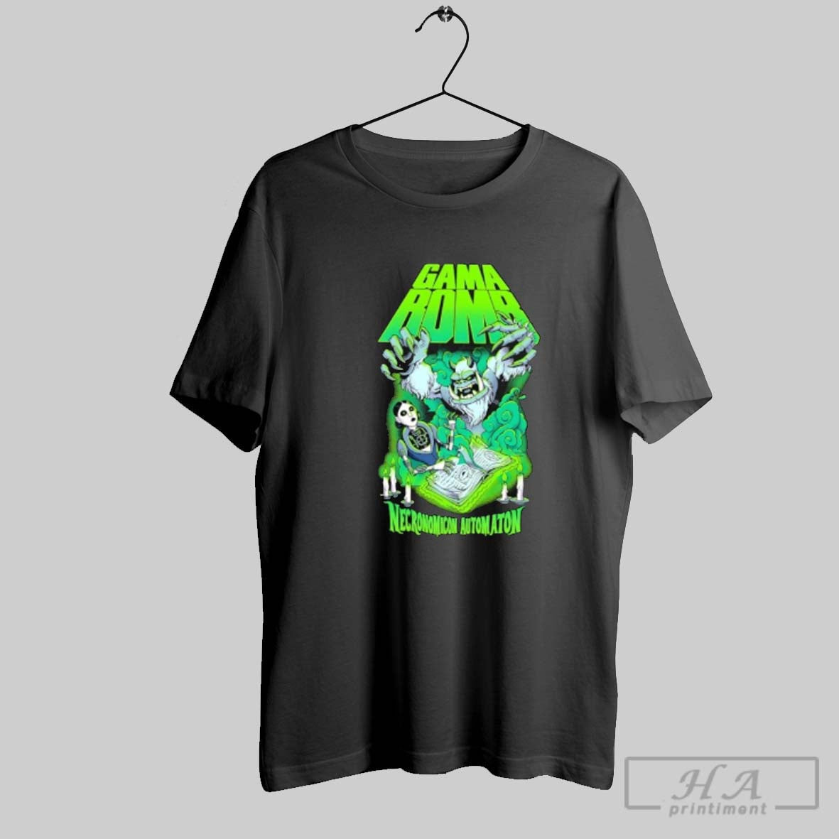 Official Gama Bomb Necronomicon Automaton - Adult & Kids T-Shirts, Sweatshirts & Hoodies apparel design preview 1