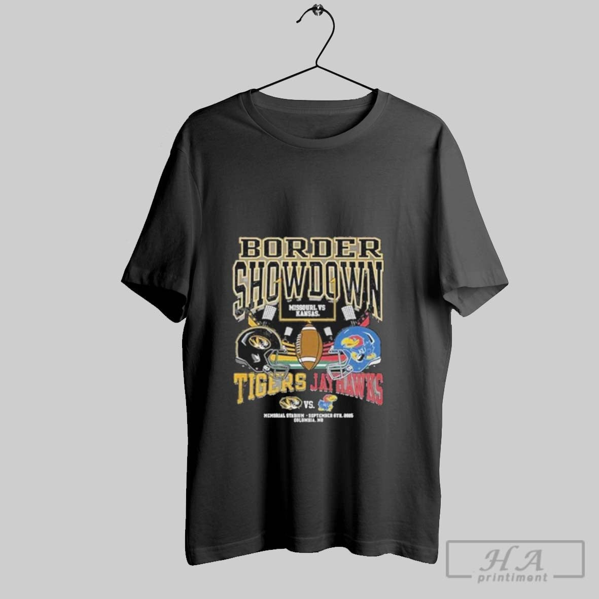 Official Gameday Missouri Vs Kansas September 6 2025 - Adult & Kids T-Shirts, Sweatshirts & Hoodies apparel design preview 1