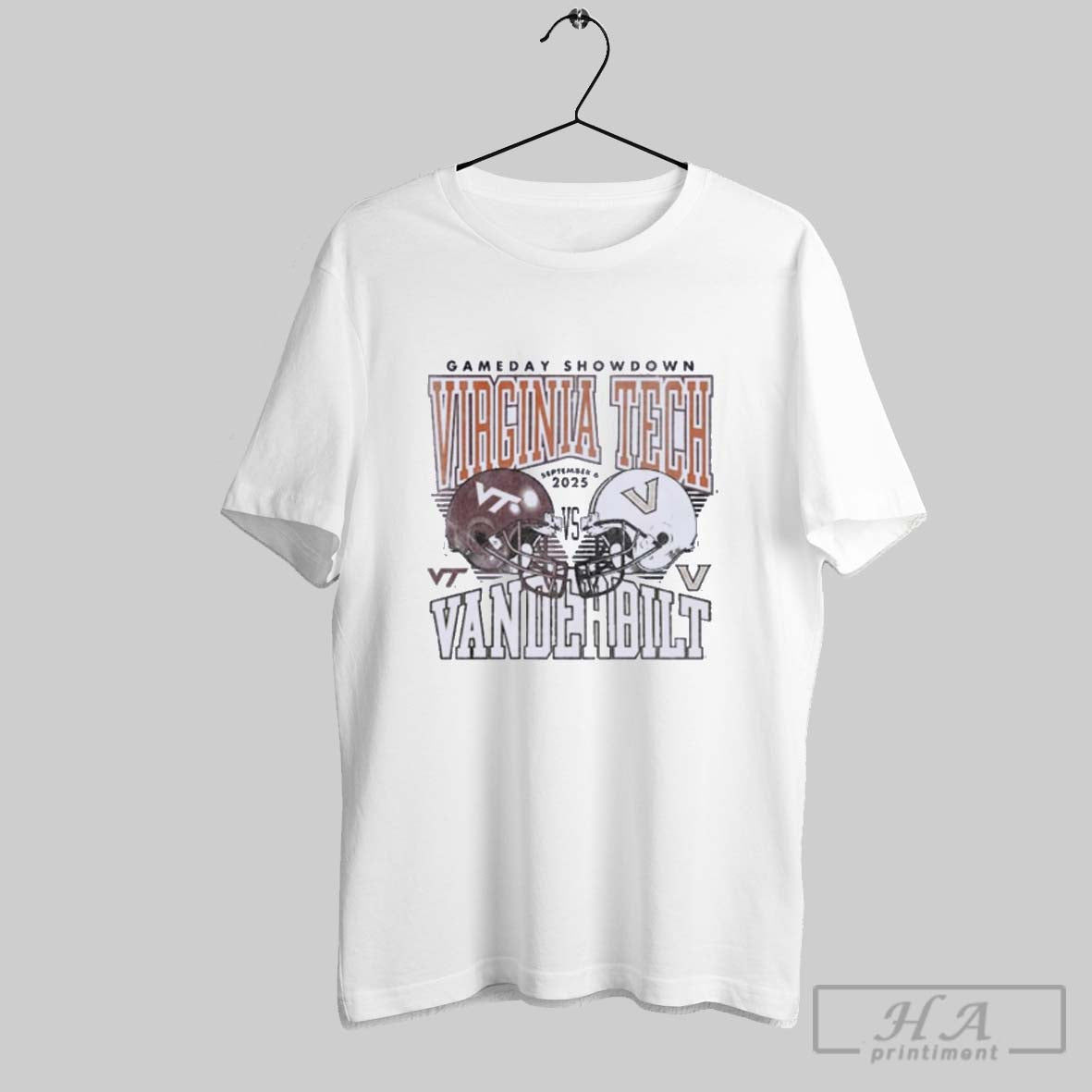 Official Gameday Virginia Tech Vs Vanderbilt - Adult & Kids T-Shirts, Sweatshirts & Hoodies apparel design preview 1
