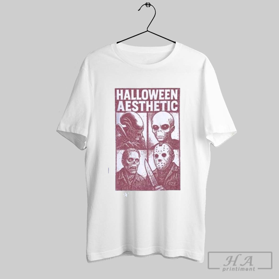 Official Halloween Aesthetic 2025 - Adult & Kids T-Shirts, Sweatshirts & Hoodies apparel design preview 1