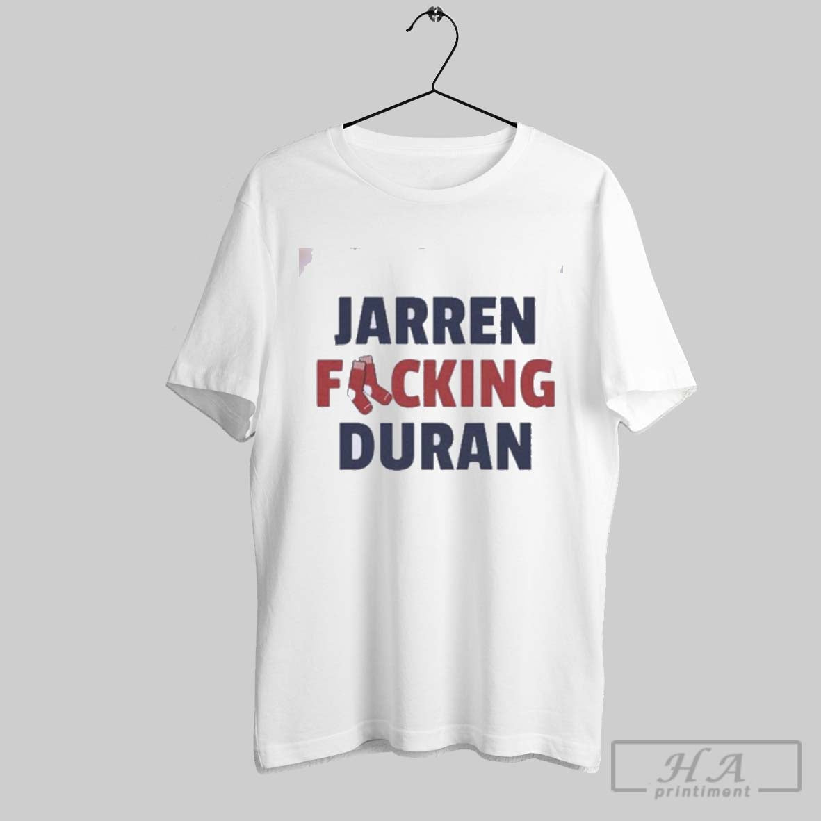 Official Jarren Fucking Duran Boston Red Sox - Adult & Kids T-Shirts, Sweatshirts & Hoodies apparel design preview 1