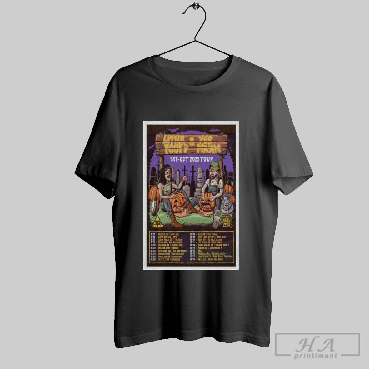 Official Little Foot Yes Maam 2025 Sept Oct Poster - Adult & Kids T-Shirts, Sweatshirts & Hoodies apparel design preview 1