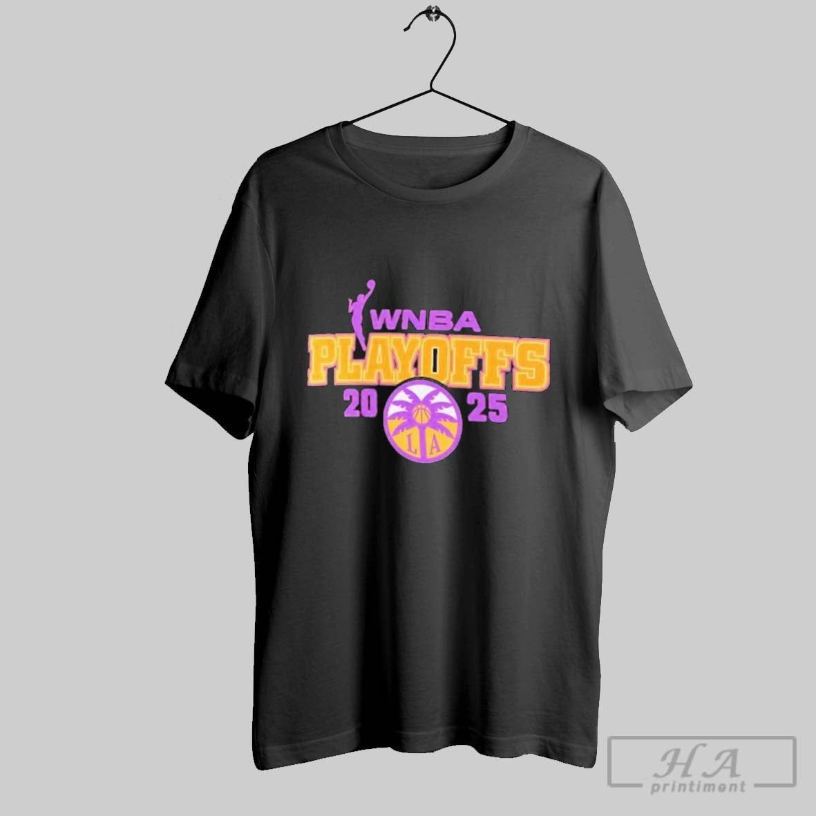 Official Los Angeles Sparks 2025 Wnba Playoffs T - Adult & Kids T-Shirts, Sweatshirts & Hoodies apparel design preview 1