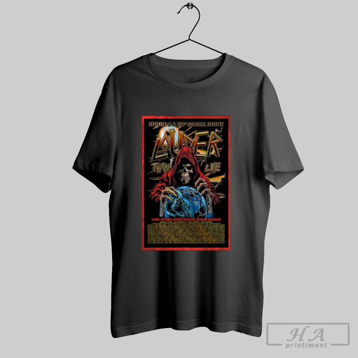 Official Louder Than Life 2025 Highland Festival - Adult & Kids T-Shirts, Sweatshirts & Hoodies apparel design preview 1