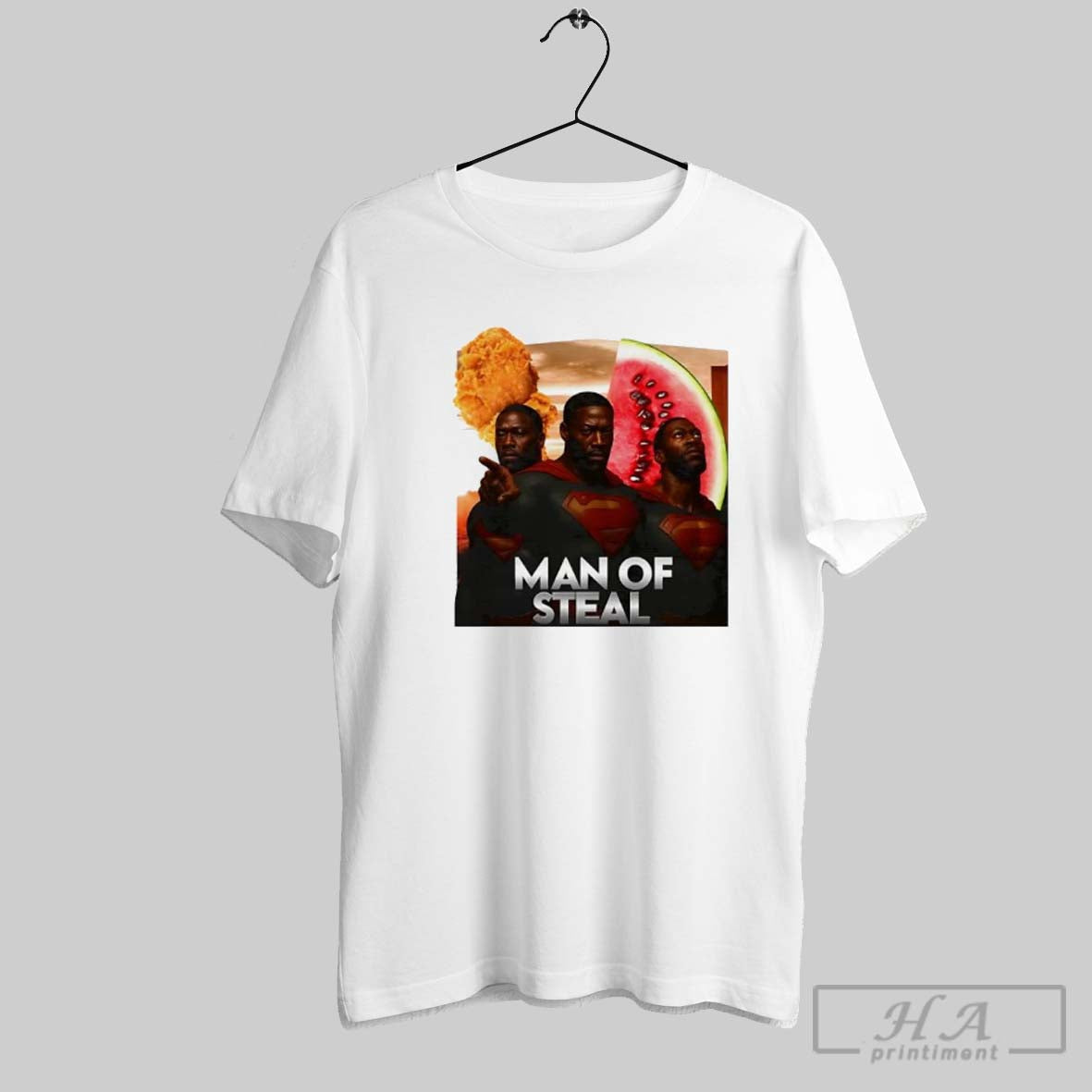Official Man Of Steal Superman Meme - Adult & Kids T-Shirts, Sweatshirts & Hoodies apparel design preview 1